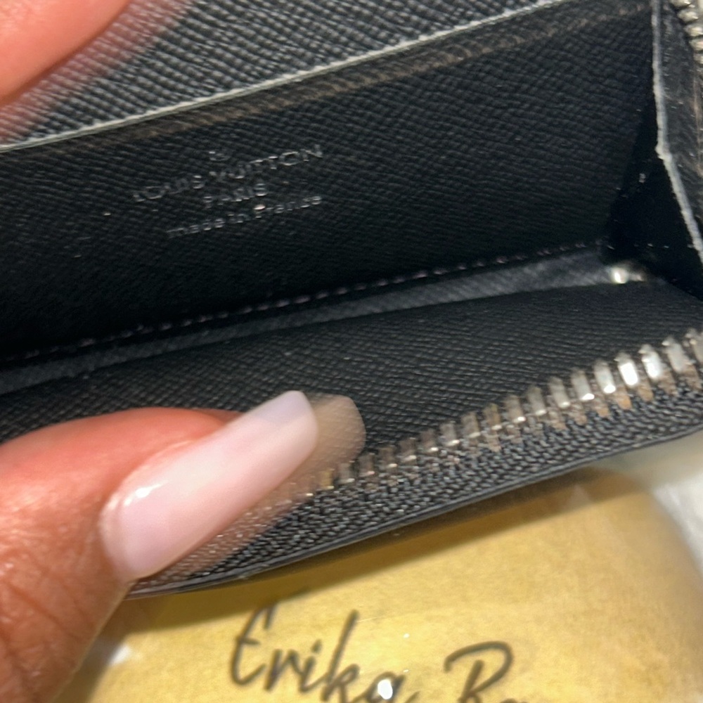 Louis Vuitton Black Eclipse Monogram Coin Purse - Picture 7 of 11